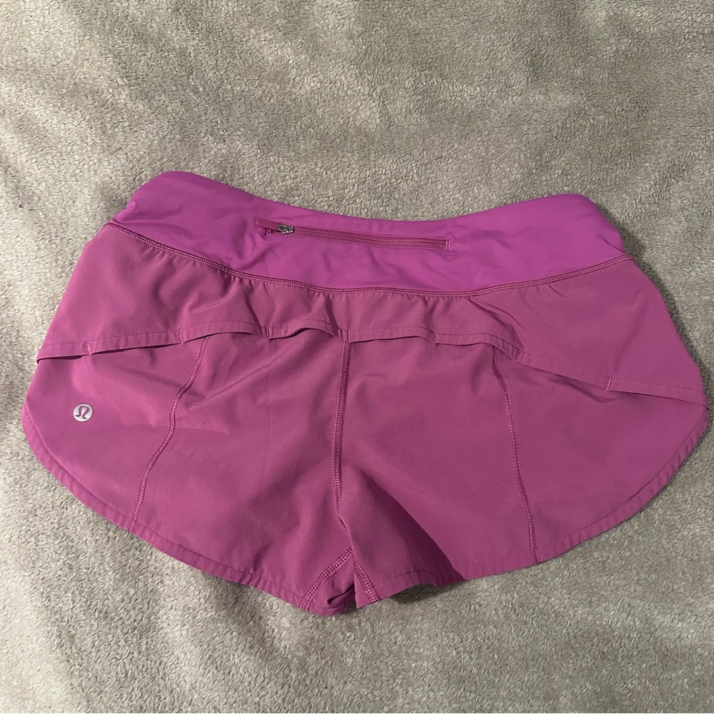 Lululemon Magenta shorts-Size 4